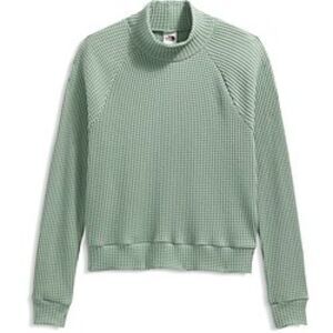 The North Face Women's Chabot Mock Neck Long Sleeve Sweater - Thyme M
